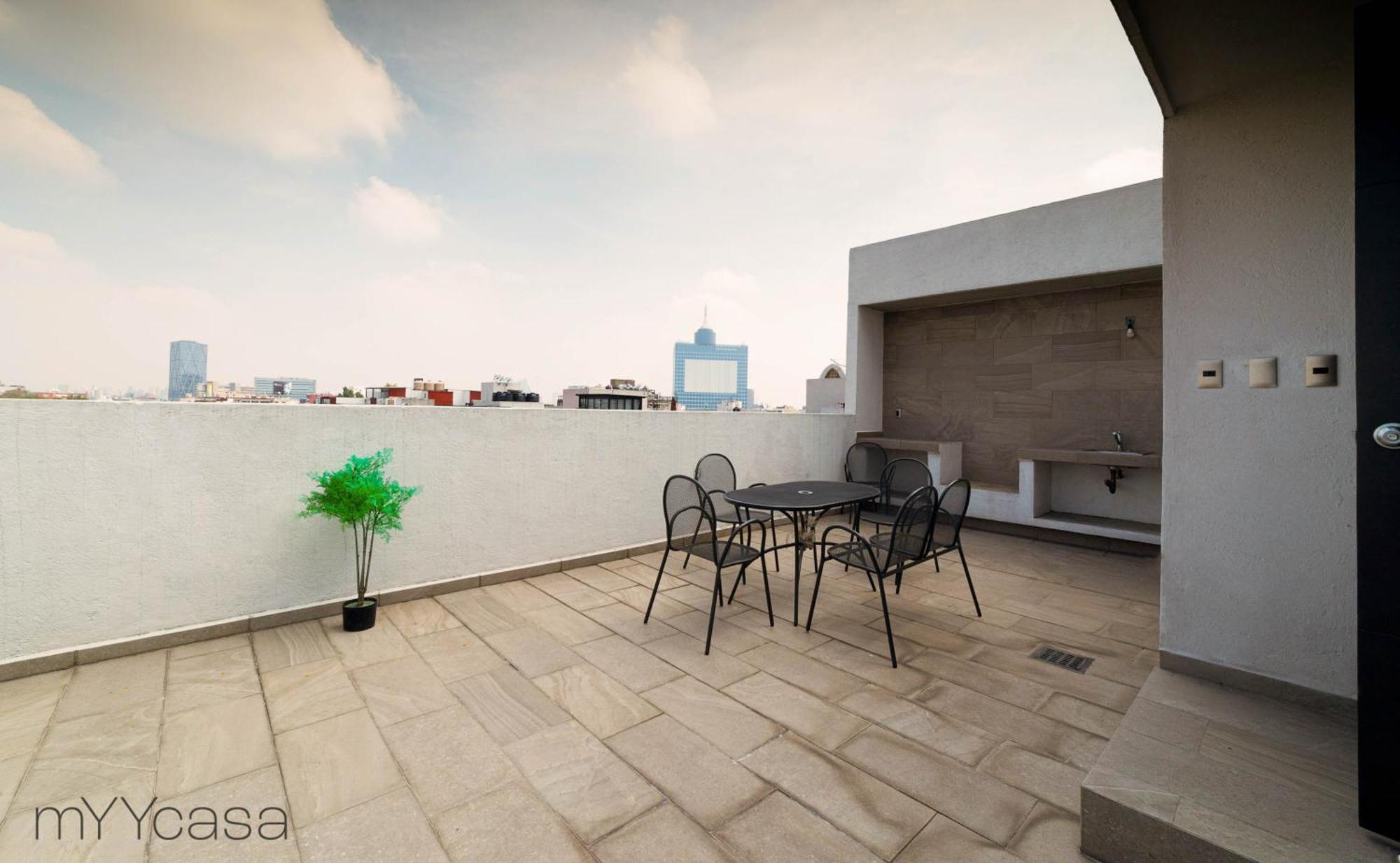Wisconsin 68 Ph1 - Brand New Ph With Private Rooftop @ Wtc Apartment Mexico City Luaran gambar